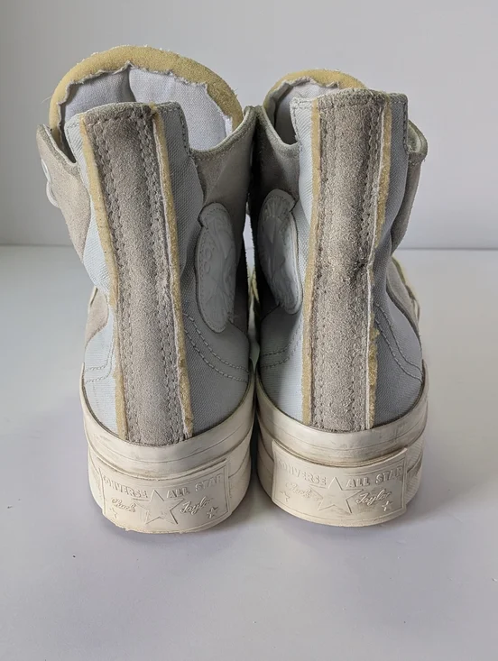 Converse Chuck 70 Plus High Top Wmns 7.5 Mixed Material Canvas Suede Streetwear - Picture 5 of 10